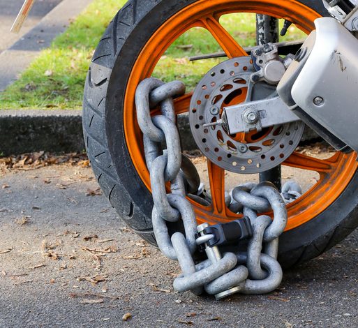 Så skyddar du din motorcykel från stöld